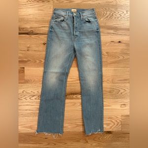 Mother denim brand new the tripper ankle fray size 26